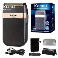 KEMEI KM-2024 Cordless Razor Electric Shaver Beard Trimmer Shavers Rechargeable