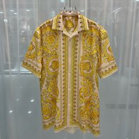 Clothing 3D Digital Printing Popular Ice Silk Short Sleeved Shirt Shirt Cardigan