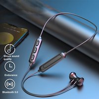 BT 95 Magnetic Bluetooth compatible 5.0 Hanging Neck Ear Wireless Earphone Mic