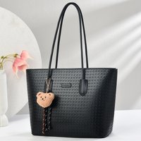 High Quality Tote Bag Teddy Bear Pendant Handbag Underarm Bag Bag Single Shoulder Crossbody Bag