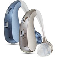USB rechargeable ear back Hearing Aid sound amplifier elderly Z 04