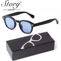 Arrivals Fashion Gradient Small Round Brand Designer Vintage Turtle Square Sunglasses Bezel de Soleil