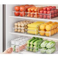 Refrigerator Food Grade Household Drawer Box, Kitchen Storage Special Egg Rack, Transparent Drain And Preservation Box
