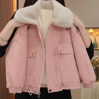 ALYCExiyuebaobao 2026 New Girls' Winter Jacket Korean Style Parka Coat With Fleece Lining Thickened Children's Stylish Cotton Clothing