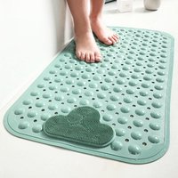 Home Textile Bathroom Anti Slip Mat Bathing Showering Suction Cups Toilet Anti Fall Foot Mat Bathtub