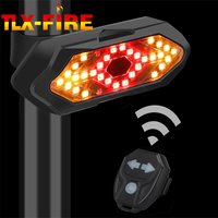 Bicycle Remote Steering Taillights Cross Border USB Charging Horn Mountain Warning Night Riding Equipment Intelligent Taillights