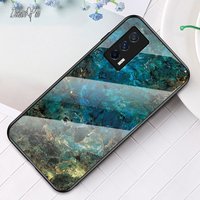 IQOO 9 Pro Case DECLAREYAO Hard Glass Cover VIVO IQOO 8 7 5 Pro Neo 6 3 Case Silicone Frame Ultra SlimTempered Glass