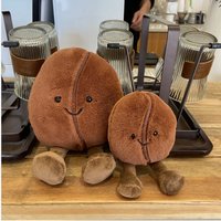 Cute Simulated Coffee Bean Doll, Creative Soothing Toy, Children’s Companion Toy, Doll And Cloth Doll Gift