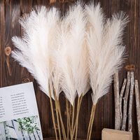 Wedding 4-pronged Pampas reed grass INS style artificial flowers home decoration cross-border wholesale artificial flowers MW85004