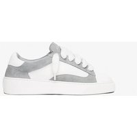 NUMERIS Color Blocked Platform Sneakers Shell Toe Lace Up Casual Shoes Men's Versatile Trendy European American Style