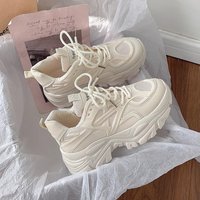 European Hot Selling Dad Shoes 2024 Spring Autumn Thick Soled Versatile Ins Trendy Shoes Breathable Casual Sports Shoes