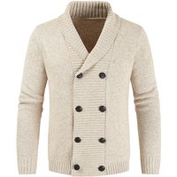 Mans clothing sweater Fashion casual double breasted cardigan sweater