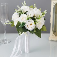 Home Garden New Bride Certificate Props Rose Bouquet Western Forest Style High End Bride Photography Props Manufacturers
