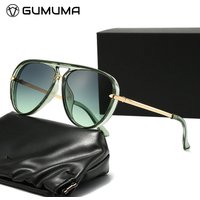 Cross Border European American Fashion Versatile Trendy Internet Celebrity Same Style Large Frame Aviator Retro