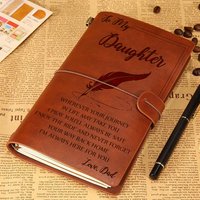 Handbook Notebook Stationery Travel Storage Notepad Retro Strap Handbook
