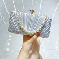 New Handbag, Socialite Pleated Crossbody,Horizontal Square Small Bag, Tote Bag