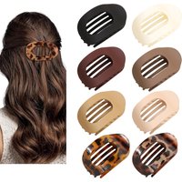 voghion Oval Duckbill Hair Clip - Strong Grip Flat Hairpin