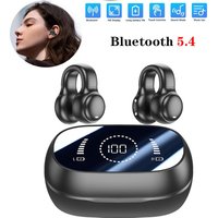 Bluetooth 5.4 Wireless Headphones Ear Clip Earbuds Earphones IPhone Android