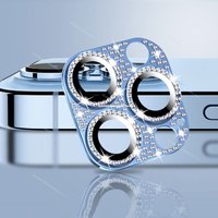 Glitter Rhinestone Camera Lens Protectors iPhone 11 12 13 Pro Max Mini 12pro 13pro 3D Luxury Diamond Screen Protecto