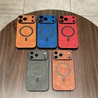 Magnetic Leather Case IPhone 17 Pro Max 17 Air 17Pro Cover Magnet Mag safe Anti knock All round Camera Protector Shell