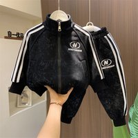 Boys' Sportswear Set 2025 New Trendy Baby Clothes Spring Autumn Children's Wear Cool And Stylish For Little Boys