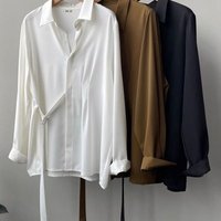 Clothing Shirt Spring Autumn Lazy Style Shirt Design Niche Long Sleeved Shirt