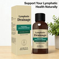 healthy Authentic Lymphatic Drainage Herbal Drops Glass Inner Stopper