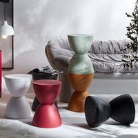Nordic Home Simple Shoe Changing Low Thickened Plastic Creative Round Stool Entrance Living Room Bench