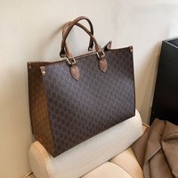 Stylish Atmosphere Large Capacity Single Shoulder Tote Hand Handbag Commuter Women's Tote Bag