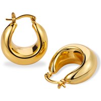 French Retro Simple Earrings High End Temperament Female Earrings Copper Plated Real Gold European Earrings Silver Needle Earrings