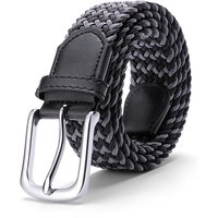 Woven belt casual belt needle buckle elastic canvas elastic belt waistband