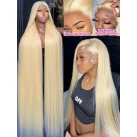 hot selling 613 Honey Blonde 13×6 13×4 Hd Front Human Hair Ready to Wear Glueless 5×5 Straight Lace Closure Frontal Wigs for Women