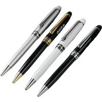 Luxury Business Metal Ballpoint Pens Trims Top Seller Custom Logo Gifts Novelty 1.0mm Writing Premium Plastic