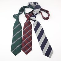 men's cotton blended handmade pure black striped jacquard twill casual business formal wedding suit and tie