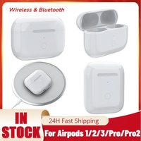 Replacement Wireless Charging Box 1 2 3 Pro Pro2 Bluetooth Earphone Case Battery Charger Cover LED Indicator