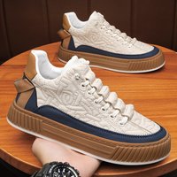2025 Step On Spring New Youth Sports Board Men's Thick Sole Anti Slip Versatile Work And Casual Shoes 7914