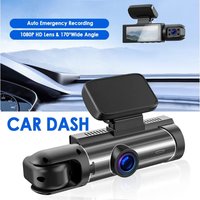 Dash Camera Front inside SD Card 3.16inch Dash Cam 1080P G Sensor High DefinitionNight Vision Loop Recording Wide Angle Car DVR