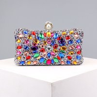 Popular dia-encrusted dinner women’s fashion banquet versatile dress evening bag