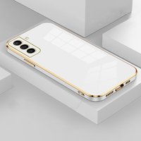 LOVECOM Plating Square Frame Phone Case Samsung S21 Ultra S21Plus S21 Case Cover Galaxy S 21 Soft Silicone Cases
