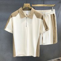 Men's Clothing Men's Casual Sportswear Set Cool Stylish Summer Short Sleeved T-Shirt And Shorts Two-Piece Set For Active Wear