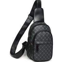 Crossbody Bag Men’s High-end Satchel Shoulder Bag Casual Breast Bag Men’s Multi-functional Men’s Going Out Portable Bag