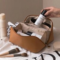 Women's Bags Pu Pillow Cosmetic Bag Accordion Cosmetic Bag Portable Female Large Capacity Style Cosmetic Storage Bag Wholesale
