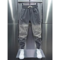 Men's Jeans – Stretch Slim Fit Tapered Jogger Pants With Ombre & Patchwork Design | Winter & Autumn Fashion"