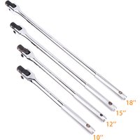 1 2 F Rod Wrench Socket 10 12 15 18 Torque Wrench Long Force Bar Activity Head Strong Lever Steering Handle Repair Tool