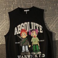Clothing Trendy Hiphop Vests Summer Loose Street Sleeveless T Shirt Sports Tops 12