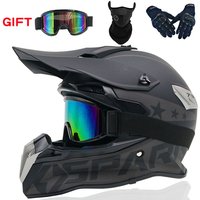 Motorcycle Off Road Helmet All Season Full Coverage Off Road Motorcycle Helmet Mountain Racing Downhill Full Face Helmet Riding.