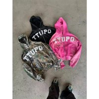 3D Print Zip Up Hoodie Streetwear Jacket Bold Graphics Oversized Fit