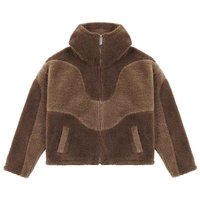 Clothing autumn winter fashion warm lambskin personality casual cardigan zipper jacket