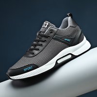 Height up shoes Summer height up shoes lace up casual sports breathable mesh shoes 6cm shoes large