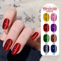 Y2K Satin Cat Eye Nail Gel Release Trendy Magnetized Polish Salon & DIY Use